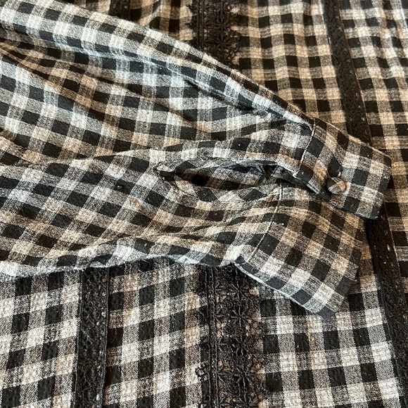 Zara grey and black checkered top - Picture 10 of 10